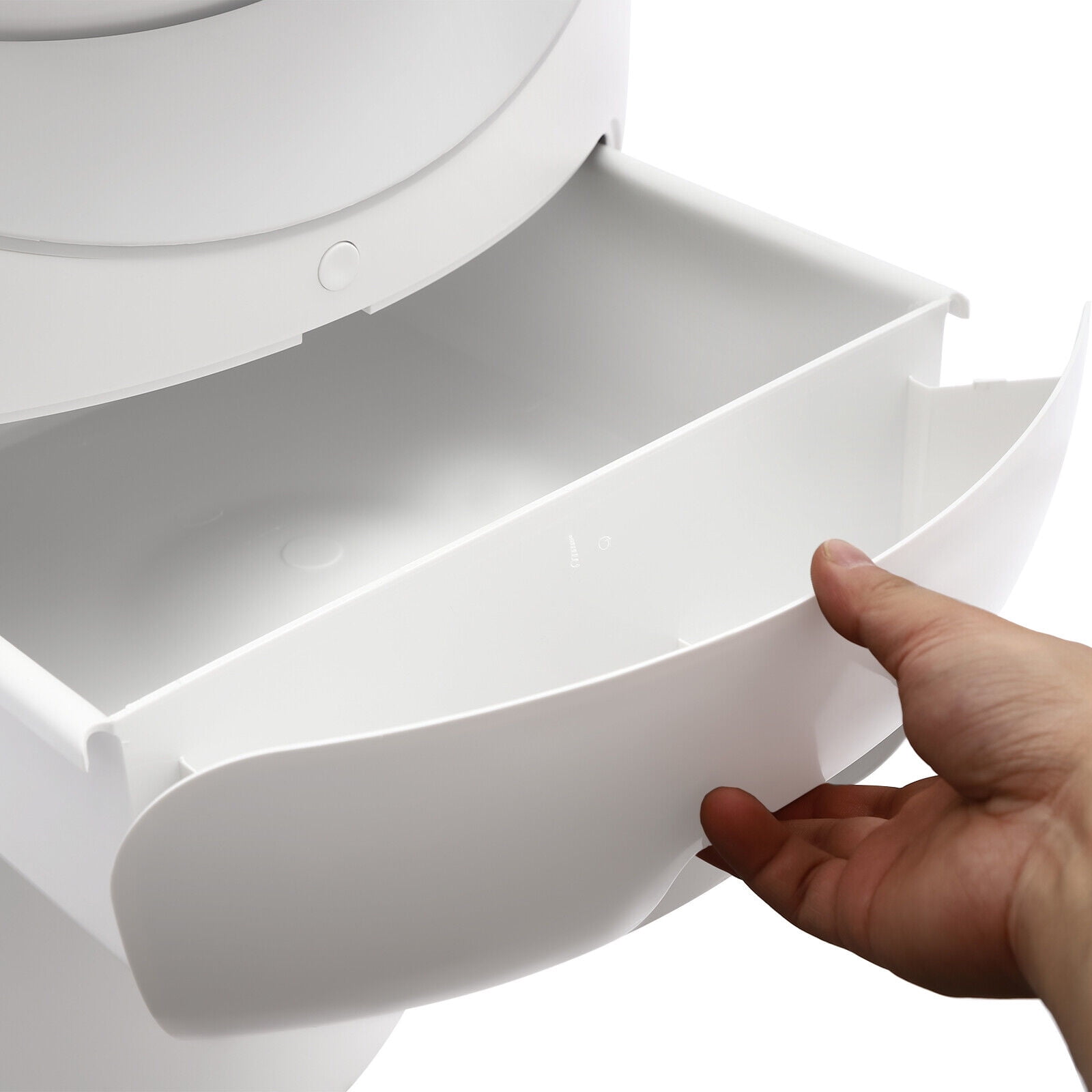 White Smart Cat Litter Box APP Automatic Self-Cleaning Litter BOX Snap-on Filter