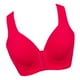 thumbnail image 4 of Sujetador Inalámbrico Transpirable Hebilla Frontal Correa Ancha Ropa Interior Delgada para Mujer Niña, Rojo, 44/100 kenally AP001203-41, 4 of 7