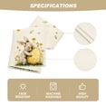 thumbnail image 5 of Sm:)e Happy Easter Table Runner Bunny Eggs Floral Spring Holiday Farmhouse Kitchen Indoor Outdoor Decoration 13 x 72 Inch, 5 of 6