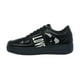 thumbnail image 3 of Tenis Mujer Juvenil Estampado Love Tipo Piel Negro Modernos negro 26 Clasben 024D2Q, 3 of 6