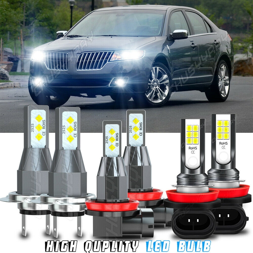 Pair Of Halogen Projector Headlights For 2007-2009 Lincoln MKZ - Driver & Passenger Side