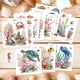 thumbnail image 3 of 12 hojas de animales submarinos para manualidades, pegatinas de transferencia de océano, conchas de coral, estrellas de mar, tortugas y calcomanías para frotar., 3 of 7