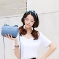 thumbnail image 5 of Portable Retro PU Purse Outdoor Handbag Crossbody Phone Bag Litchi Pattern Women  Shoulder Backpack Korean Style Bag BLACK, 5 of 8