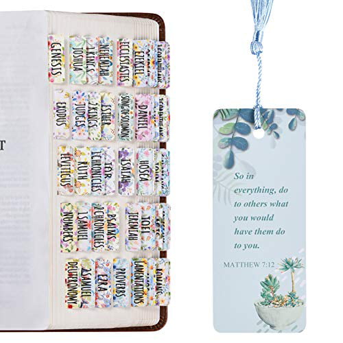 90 Bible Index tabs in Total Bible Journaling Supplies Personalized Bible Tabs for Women and Girl Laminated Bible Tabs 66 Bible tabs for Old and New Testament Additional 24 Blank tabs 