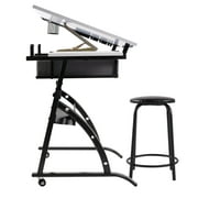 Studio Designs Core Drafting Table and Stool 2 Pc. Craft and Drawing Center