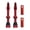 Red, variant on Riousery 2pcs CNC Aluminum Alloy Tubeless Presta Valve Stems for Mountain & Road Bikes, Black, 44mm
