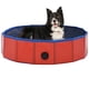 thumbnail image 2 of Piscina plegable VidaXL de PVC para perro, color rojo y azul, 2 of 9