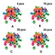 thumbnail image 4 of Savores de bgas de hilo Subginitos de bobinas Prevención de bordado Desinicio de bobinas Clips de costura de costura de costura Regalos 24 piezas Inevent HA012188-04, 4 of 7