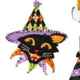 thumbnail image 3 of Bucilla Felt Applique DIY Holiday Ornament Kit, Vintage Halloween, Set of 6, 3 of 11