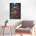 thumbnail image 6 of 16x24 inch Art Paintings For Wall Mushroom & Flower Posters & Prints,Rustic Bedroom,Book Room,School,Yard Wall Decor Art Canvas Painting,Gift For Mushroom & Flower Enthusiast,Cafes,Door Decor, 6 of 6
