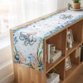 thumbnail image 6 of Table Runners 70 Inches Long Dress Scarves, Octopus Coastal Farmhouse Coffee/Dining/Kitchen Table Decor, Holiday Table Runner, Summer Nautical Starfish Coral Ocean 13x70 Inch, 6 of 9