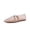 Mocha, variant on Cushionaire Siesta Girls Jelly Sandals, Lattice Cut-Out Ballet Flats for Girls, Flexible Slip On Beach Shoes