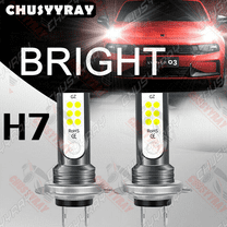 2X H7 LED Faros Delanteros Kit De Luces Bajas Bulbs for Mitsubishi Outlander 2014-2019