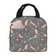 thumbnail image 1 of Disketp Hedgehogs and Flowers1 Bolsa Térmica para Almuerzo para Hombre y Mujer, Ideal para Trabajo, Senderismo y Picnic, 1 of 8