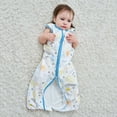 thumbnail image 6 of HAOTAGS Baby Sleep Sack (0-24 Months) Wearable Blanket for Babies 100% Cotton 2-Way Zipper Toddler Sleeping Bag Multicolor Size 0-6 Months, 6 of 8