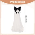 thumbnail image 3 of Halloween Large Ghost With Bow Tabletop Decoration,Ghost Figurine Ornament Indoor Halloween Home Decor, Seasonal Table Ornament Halloween Party Decor, 3 of 9