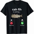 thumbnail image 6 of Cah Fih Calling Remind Me Message Decline Accept Phone Call T-Shirt, 6 of 10