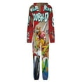 thumbnail image 5 of Scooby-Doo Women Men Pajamas Zipper Onesie Jumpsuit Hooded One Piece Sleepwear, 5 of 8
