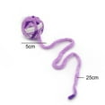 thumbnail image 2 of Cat toy ball and bell kitten toy wool ball indoor cat interactive game, 2 of 5
