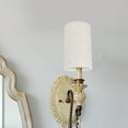 thumbnail image 4 of CUITING Drum Lamp Shade  Beige Linen Cylinder Replacement Cover for Table/Floor Lamp, 4 of 7