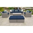 thumbnail image 2 of Ensemble de Meubles de Patio en Osier d'Extérieur 8 Pcs en Marine, 2 of 2