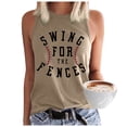 thumbnail image 1 of UANWENN Débardeur de Baseball à Col Rond pour Femmes Imprimé Débardeurs de Baseball Mignon Entraînement Graphique Décontracté Été Sans Manches Veste Haut Chemises Amples Femmes Grande Taille Maillot de Corps Haut Hommes Haut de Course Femmes Paillettes Trop Athlétique, 1 of 4