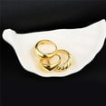 thumbnail image 2 of Anillos Gruesos De Cúpula Anillos Chapados En Oro De 18 Quilates Para Mujeres Y Niñas Anillos De Sello Redondos Anillo De Sello Trenzado Trenzado Anillos De Declaración Minimalista 3 Uds Cateissary AP007122-01, 2 of 6