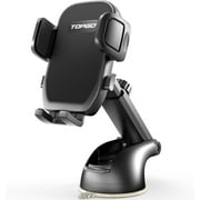 TOPGO Car phone Holder  Extendable Mechanical Arm Car Mount with Strong Suction Cup for Dashboard, Air Vent or Windshield. Hands Free Phone Holder for iPhone 14 Pro Max, Galaxy S23 Ultra and More