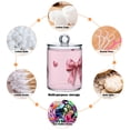 thumbnail image 4 of Valentine Effiel Tower with Bows Hearts Translucent Plastic Cans Storage Canisters with Lid Set of 2, 4 of 7
