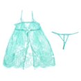 thumbnail image 4 of Ensemble de Lingerie pour Femmes Robe Babydoll en Dentelle Vêtement de Nuit, 4 of 6