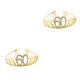 thumbnail image 2 of Qarigey Diadema para fiesta de cumpleaños, adorno de ropa, suministros para fiestas, tocado brillante para chicas jóvenes, número de Dorado(60) 2piezas, 2 of 6