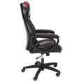 thumbnail image 4 of OFM ESS Racing Style SofThread Leather High Back Office Computer Chair, Red, 4 of 13