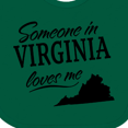 thumbnail image 4 of Inktastic Someone in Virginia Loves Me Boys or Girls Baby Bib, 4 of 4