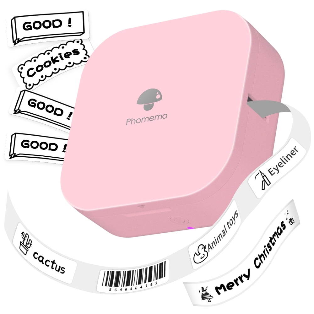 Pink Label Makers, Q30 Thermal Label Printer, Handheld Small Label