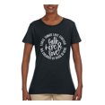 thumbnail image 2 of Wild Bobby Faith Hope & Love Three Things That Last Forever Inspirational/Christian Women Graphic Tee, Black, Small, 2 of 6