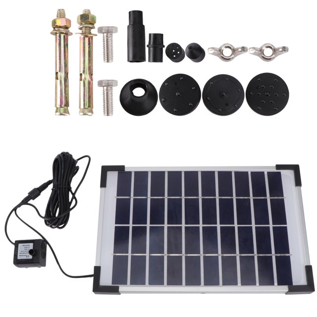 Bomba de circulación de agua solar sin escobillas de CC de 200 l/h, 6-12 V
