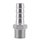 thumbnail image 1 of Adaptador De Espiga Para Manguera, Acero Inoxidable Ss304 Rosca Macho Conexión De Tubería Espiga Para Manguera Espiga Bsp 1/8 ~ 3/4 Se Utiliza Para Conectar Muchas Tuberías Diferentes (3/8 * 12mm), 1 of 3