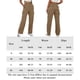thumbnail image 2 of Pantalones casuales Cintura elástica Ajuste holgado Traje diario de talla grande para mujer Kuymtek Marrón T XL para Mujer, 2 of 7