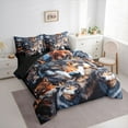 thumbnail image 3 of Feelyou 3D Wolf Family Bedding Comforter Set 7pcs, Woodland Wildlife Queen Bedding Sets, 3 of 8