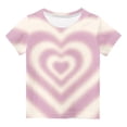 thumbnail image 7 of YAYUBA Girls Oversized T Shirts Size 8 Solid Color Round Neck Back To School T Shirt Fashion Vacation Tops Preppy T-Shirts Toddler To Big Kid Sizes, 1-2 Years, Beige, 7 of 7