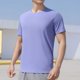 thumbnail image 1 of pstuiky camisetas para hombre, Blusa deportiva informal de color liso con cuello redondo y manga corta elástica para hombre camisas casuales para hombre xl, 1 of 6