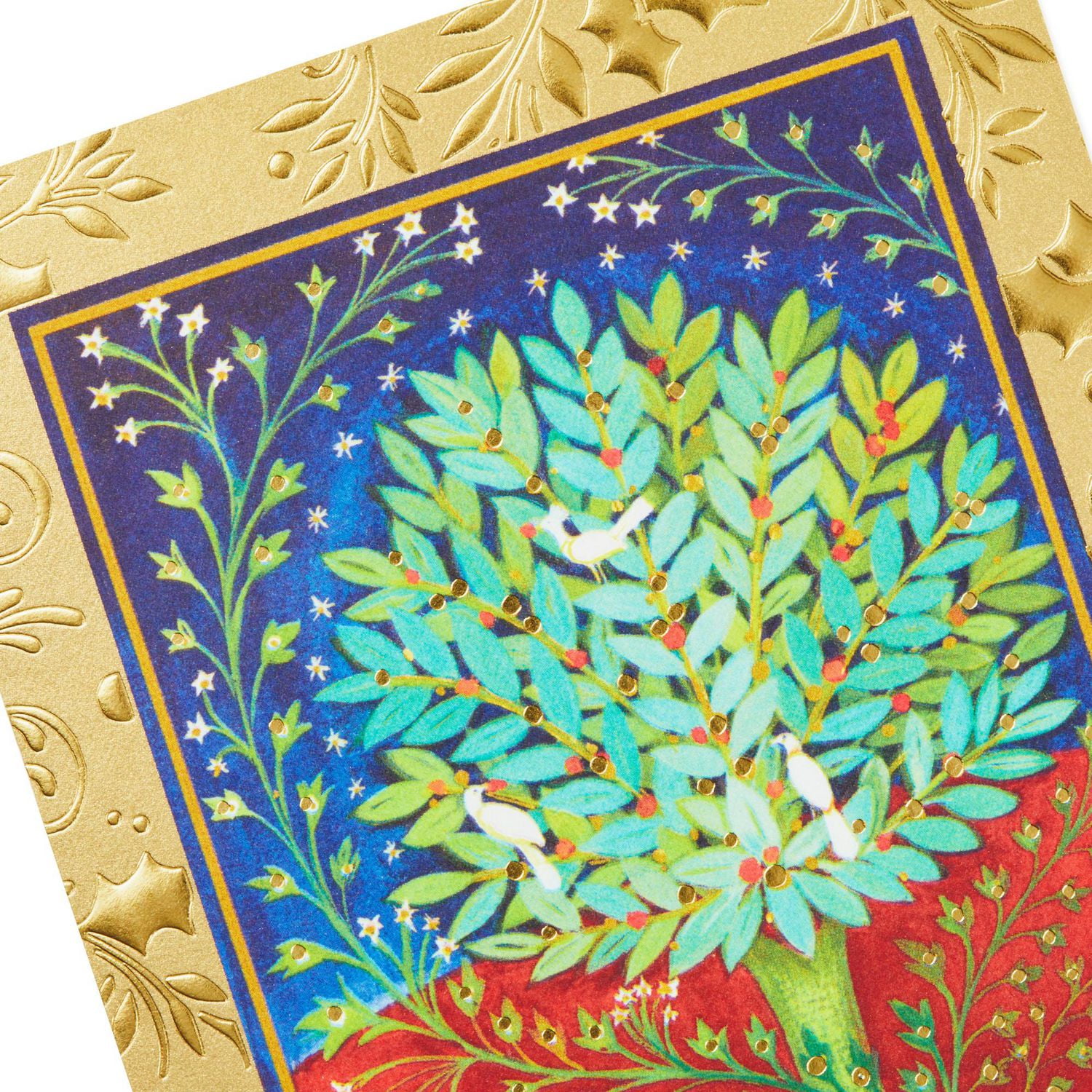 Boîtes de cartes UNICEF de Noël, Hallmark, Sapin « peace » (20 cartes et 21 enveloppes)