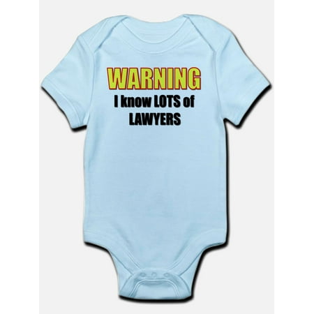 

CafePress - I Know Lawyers Infant Creeper - Baby Light Bodysuit
