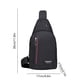 thumbnail image 3 of Bolso Bandolera Bordado de Moda, Mochila Impermeable de Gran Capacidad con Orificio para Datos, 3 of 6