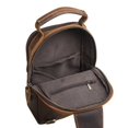 thumbnail image 5 of Bolso de cuero para el pecho Bolso de mensajero para hombre Capa superior Bolso vintage de cuero Crazy Horse para hombre Bolso de marea, 5 of 5