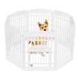 thumbnail image 1 of IRIS 34-inch Exercise 8-Panel Pet Playpen with Door, White, 1 of 13