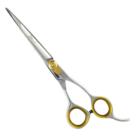 UPC: 0701698575350 | Sharf Gold Touch Pet Grooming Shear  8.5 Inch Dog Grooming Straight Scissors for Dogs  440 Japanese Steel Straight Shears