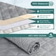 thumbnail image 4 of Funda impermeable para sofá reclinable Ruaozz de 2 plazas, color gris claro, 4 of 7