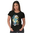 thumbnail image 4 of Smurfette Peace Love Flower Power Women's T Shirt Ladies Tee Brisco Brands S, 4 of 5