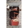 thumbnail image 3 of Ambesonne Movie Theater Quilted Bedspread Set 2 Pcs, Film Industry, Twin Size, Multicolor, 3 of 3